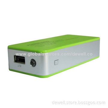 4000/5200mAh mini portable cube emergency mobile phone chargers, cube shape, with LED flashlight